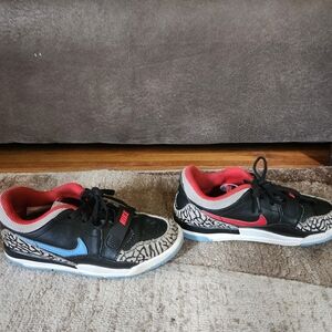 Nike Air Jordan Legacy Kids Black and Red Sneakers